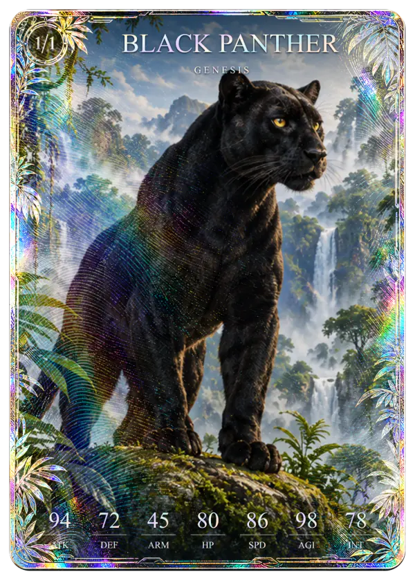 Black Panther Genesis 1/1 card