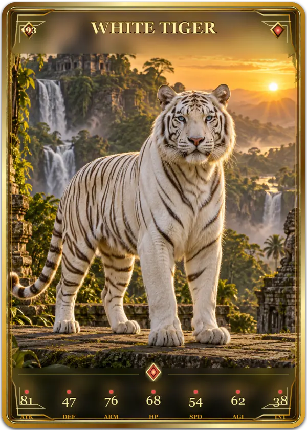 White Tiger card